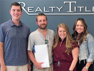 Jake Arey with Borrowers and Realtor